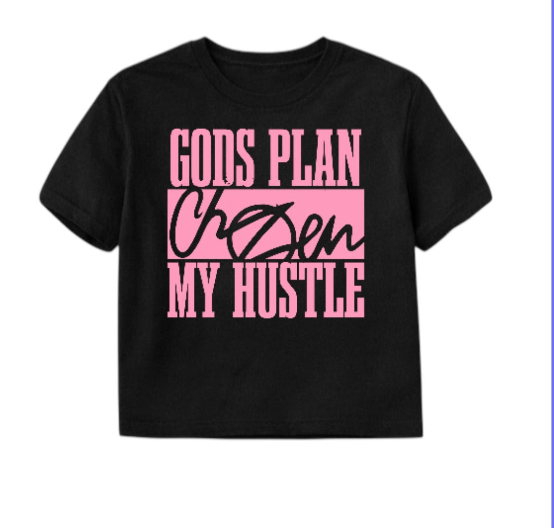 Gods Plan My Hustle Crop Top