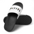 choZen Shoes' Black/White Slippers Non Slip Slippers