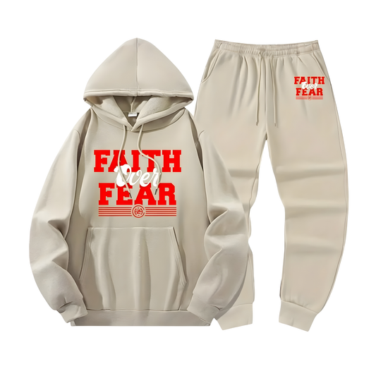 choZen “Faith Over Fear” Hoodie Set