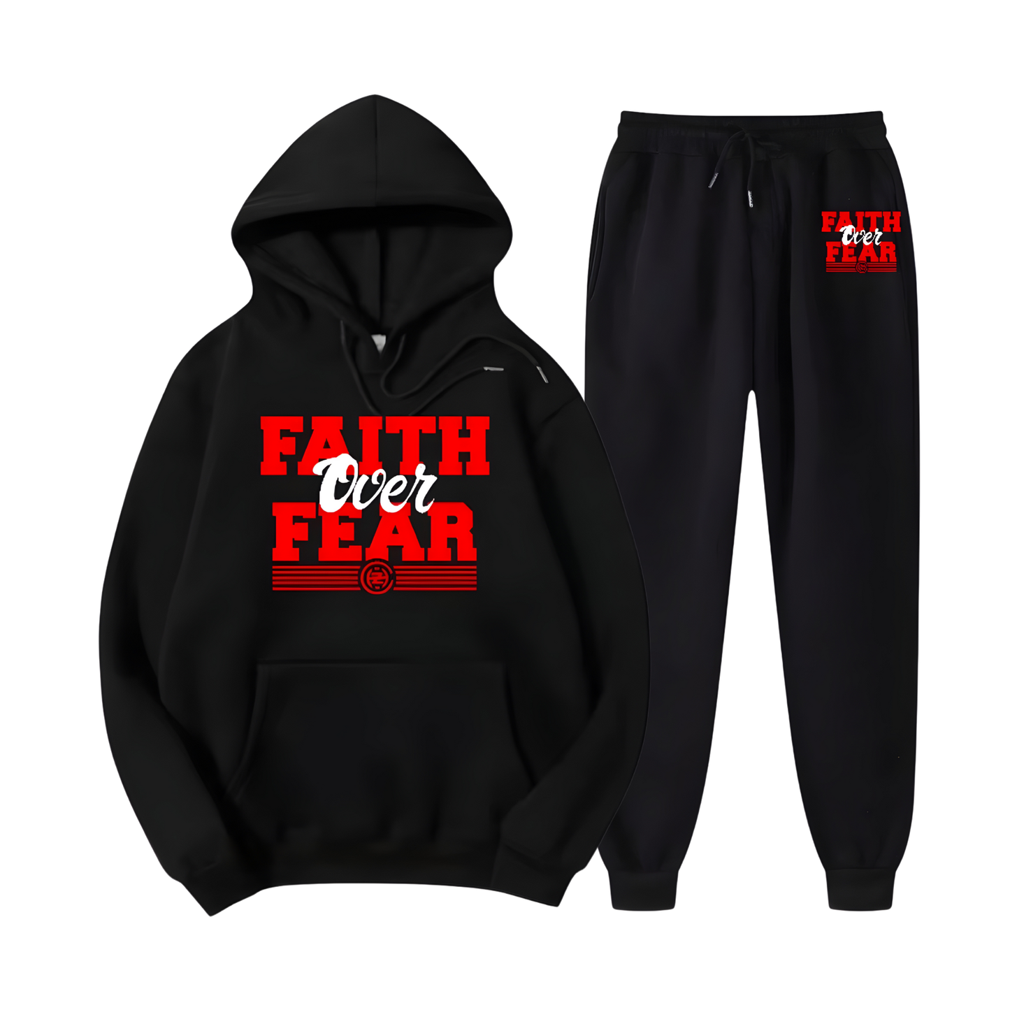 choZen “Faith Over Fear” Hoodie Set