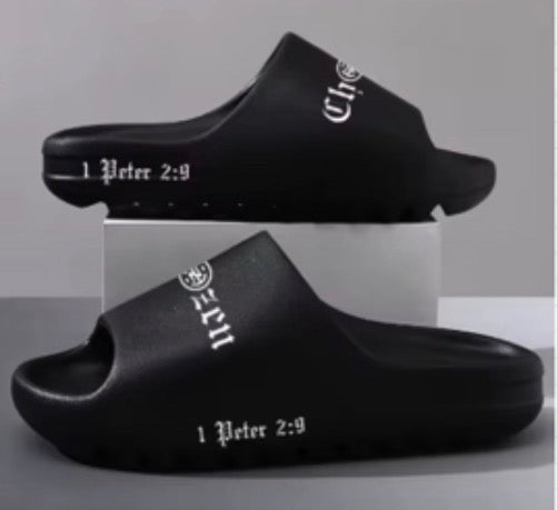 PRE ORDER ONLY - 1 Peter 2:9 ChoZen Slides | Black & Beige