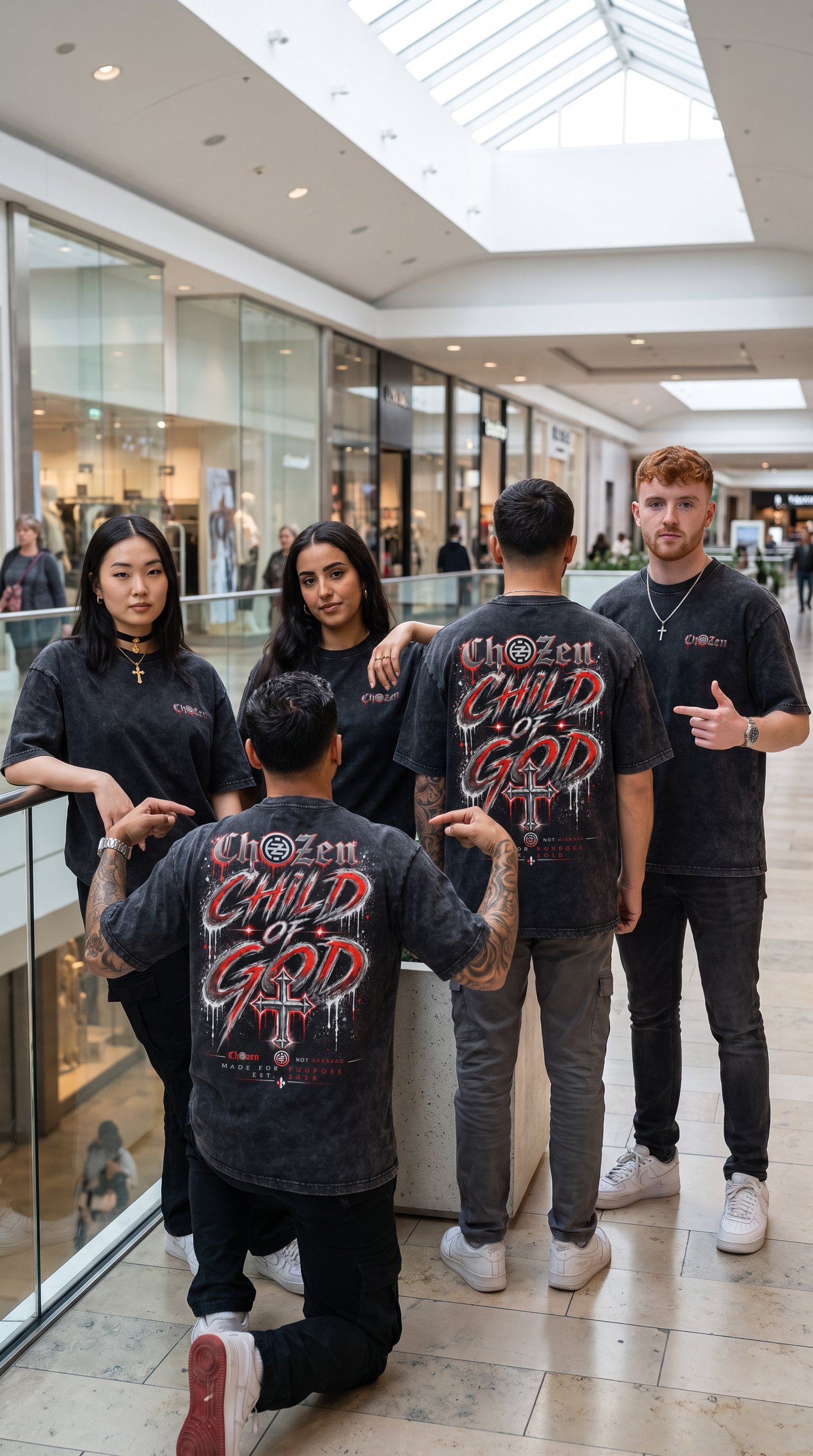 PRE-ORDER ONLY - Child of God Acid-Wash Unisex Tee – Black