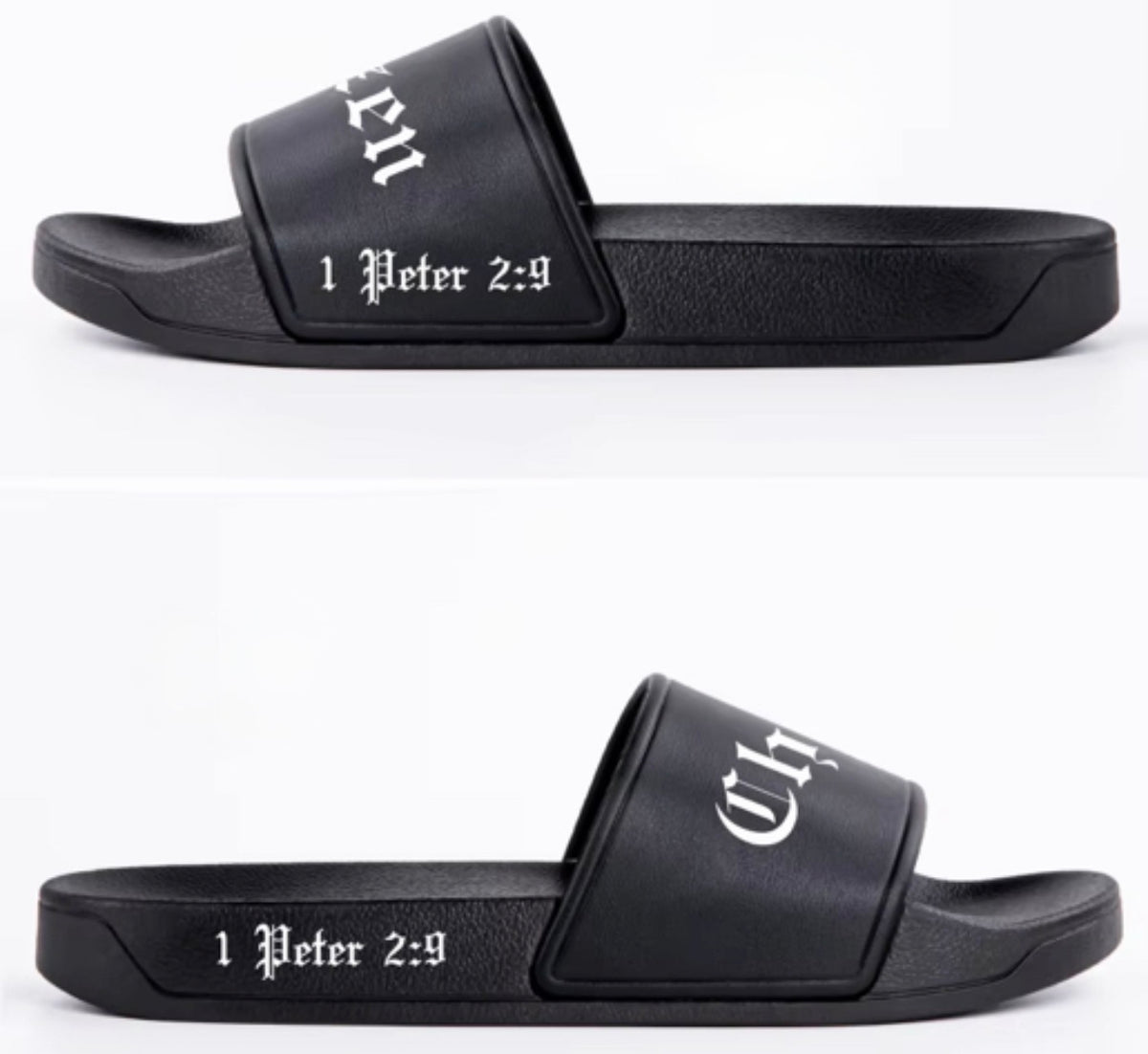 PRE ORDER ONLY - 1 Peter 2:9 ChoZen Slides | Black & Beige