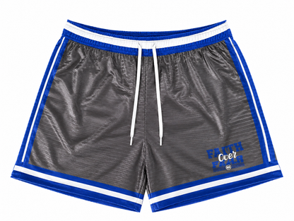 Faith Over Fear Shorts Only - Gray