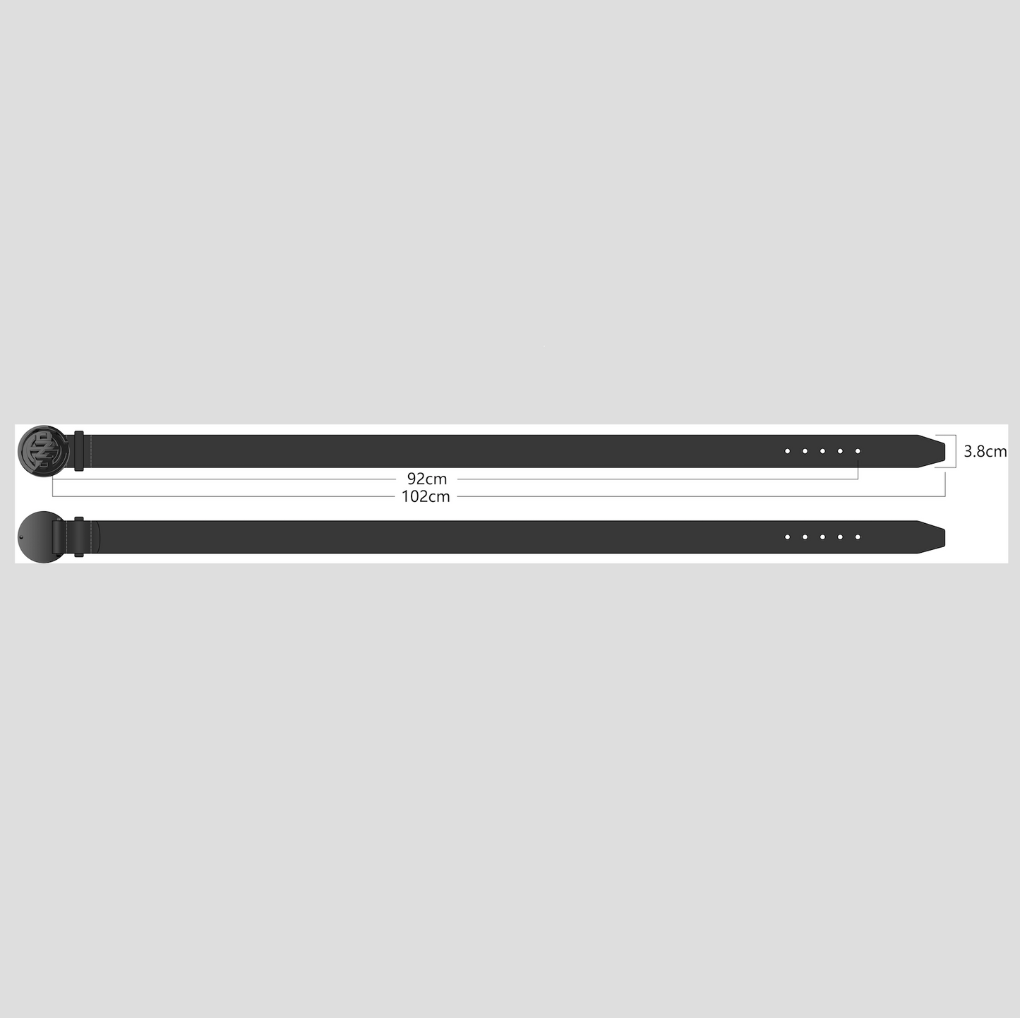 Top Grain Italian Leather choZen Belt With Gold Or Black Buckle