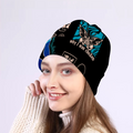 Crochet Hairball Knit Cap Fashion Beanie Hat