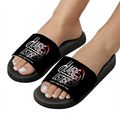 choZen Shoes' Black/White Slippers Non Slip Slippers