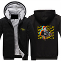 Thick Plush Zippered Hoodie