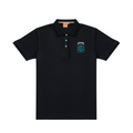 choZen Black T-Shirt Classic Polo Shirts Lightweight Tees