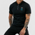 choZen Black T-Shirt Classic Polo Shirts Lightweight Tees