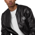 Leather Bomber Jacket