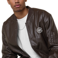 Leather Bomber Jacket