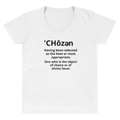 Definition of choZen Women's Casual V-Neck Shirt